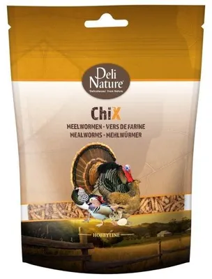 Productafbeelding van Deli Nature Gedroogde meelwormen 200 gram