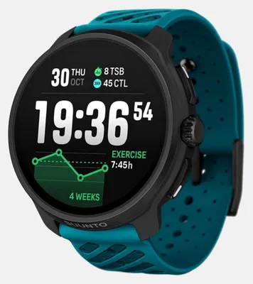 Obrázek produktu pro Suunto Race 2 Wave Blue, 3,81 cm (1.5"), AMOLED, Dotyková obrazovka, GPS, 76 g
