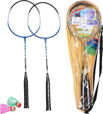 Obrázok produktu pre Badmintonové rakety 65 cm, sada 2 loptičiek