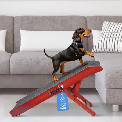 Produktbild von Hunderampe Hundetreppe 34-61,5cm fürs Bett Sofa Anti Rutsch für Kleine  Große Hunde