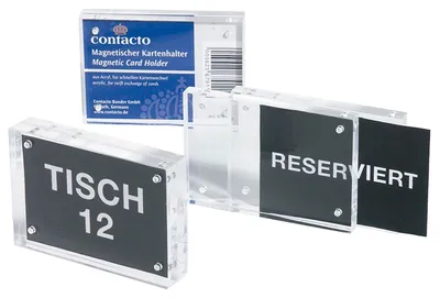 Obrázek produktu pro CONTACTO držák karet, výška: 55 mm, šířka: 83 mm