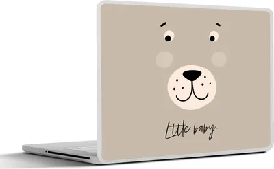 Produktbild von MuchoWow® Laptop Aufkleber Sticker Cover Zitate - Sprichwörter - Kleines Baby - Kinder - Baby - Jungen - Mädchen 30x21 cm - Sticker für Laptop - Selbstklebend