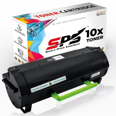 Produktbild von 10x Toner 51B2H00 Schwarz Kompatibel für Lexmark MX517DE Drucker