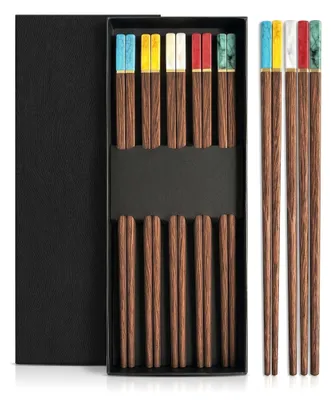 Imagen del producto de Palillos de madera, 5 pares, 25 cm, para la cocina