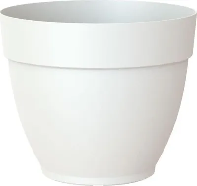Image de Pot de fleurs ARTEVASI Capri Campana, 35 x 35 x 29,4 cm, Plastique, Blanc, 20 Litres, Résistant au gel