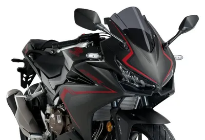 Produktbild von Windschild Puig Z-Racing-Scheibe 305 x 265 mm mit ABE für Honda CBR500R, CBR500R Eclutch Bj. 2019 - 2026