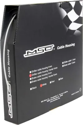 Produktbild von Msc Aramidic Bremszugaußenhülle 30 M Weiß 5 mm Weiß 5 mm