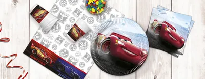 Image de Cars 3-Girlande Happy Birthday Partydeko 200x16cm