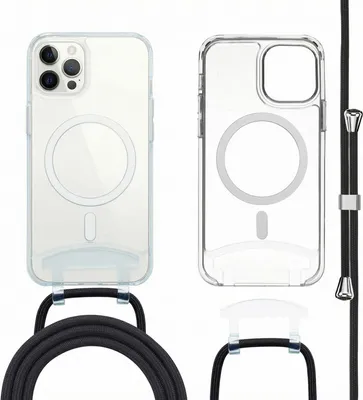 Image de imoshion MagSafe Backcover avec cordon détachable pour l'Apple iPhone 12 Pro Max - Transparent