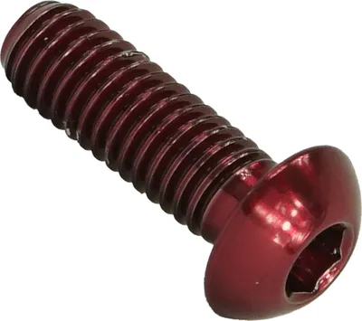 Produktbild von Titan M6x18 Linsenkopfschraube iso 7380 Rot
