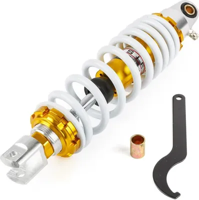 Zdjęcie produktu dla Amortyzator regulowany Motoforce 300 mm złoty/biały