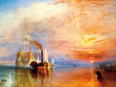 Obrázok produktu pre Joseph William Turner Art Print Obraz - Bojujúci Temeraire, 1839 (60 x 80 cm)
