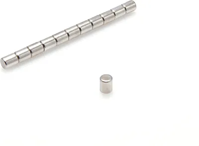Produktbild von Neodym Magnete 4 x 5 mm 50 Stück mm N38, Extrem stark, Magnettafeln, Kühlschränke, Whiteboards, DIY