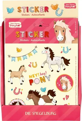 Produktbild von Die Spiegelburg Sticker - Mein kl. Ponyhof bunt