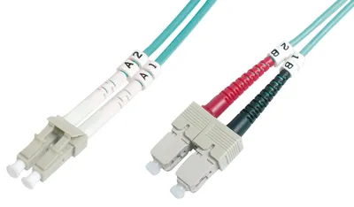 Image de DIGITUS Digitus Fiber Optic Multimode Patch Cord, OM 3, LC / SC