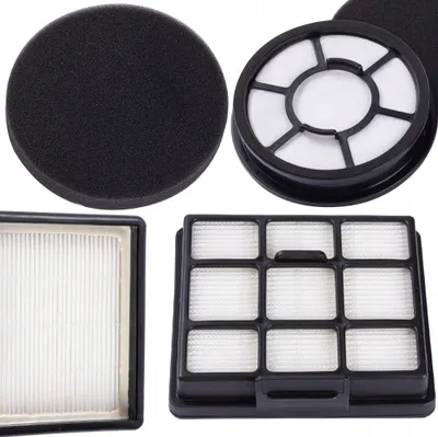 Image de Rosfix Set Filtres HEPA et Moteur – Filtration HEPA + EPA10 Lavable | compatible avec aspirateur Bosch Serie 2 BGC05A320 BGS05AAA2