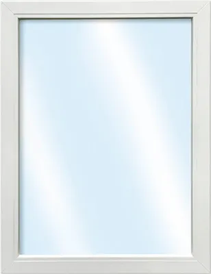 Produktbild von ARON Basic+ Kunststofffenster Festelement mit ESG 110x200 cm RAL 9016 verkehrsweiß (Förderfähig)