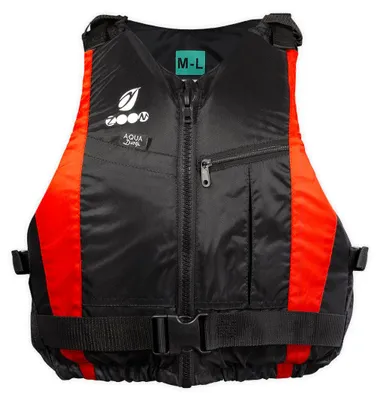 Produktbild von Aquadesign Zoom Schwimmhilfe ISO 12402-5 - Rot und Schwarz - XL/XXL