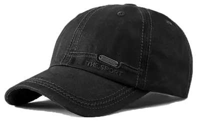Obrázok produktu pre Športová čiapka typu baseball, uni, denim, čierna, univerzálna veľkosť