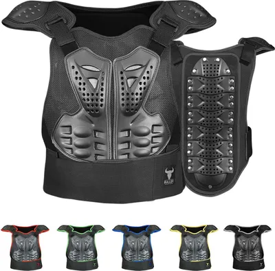 Produktbild von BULLDT Protektorenweste Titan Motorrad protektoren Oberkörperprotektor, Größe:52/L, Farbe:Schwarz