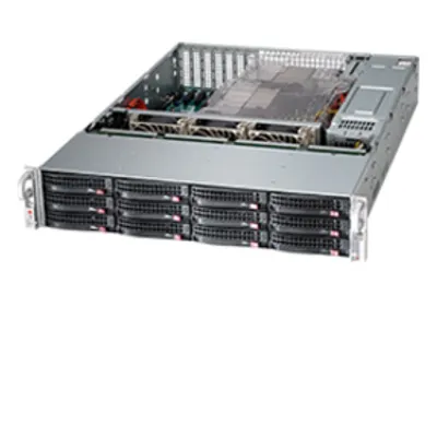 Produktbild von Supermicro SC826 BAC4-R920LPB – Für den Einbau in einen Serverrack