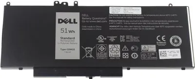 Produktbild von DELL 1KY05, 6800 mAh, Lithium-Ion (Li-Ion), 7,4 V, 1 Stück(e)