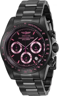 Produktbild von Invicta Speedway 27773 Herrenuhr - Quarzwerk - Edelstahl mit schwarzem Zifferblatt - 39 mm