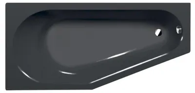 Obrázok produktu pre TIGRA L asymetrická vaňa 170x80x46cm, ľavá, tmavosivá