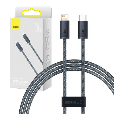 Produktbild von Baseus Dynamic, 2 m, Lightning, USB C, Männlich, Männlich, Grau
