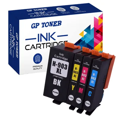 Zdjęcie produktu dla 4X Tusze Do Hp 903 Xl Officejet 6900 6950 6960 6970 6975 6860 Zestaw Nowe