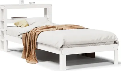 Immagine prodotto di vidaXL Struttura letto con testiera senza materasso bianco 75x190 cm