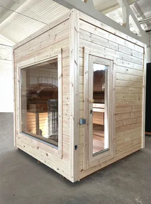 Produktbild von Modern Sauna Gartensauna Außensauna Naturholzsauna Holzsauna