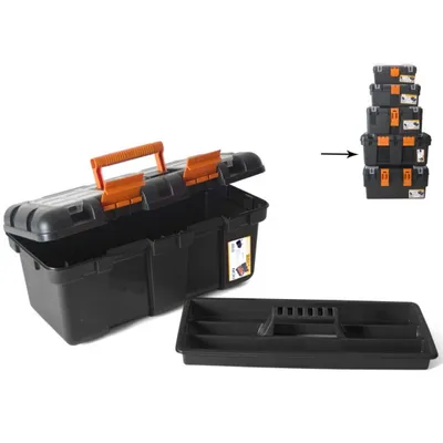 Obrázek produktu pro Box na nářadí 50 x 26 x 23 cm černý