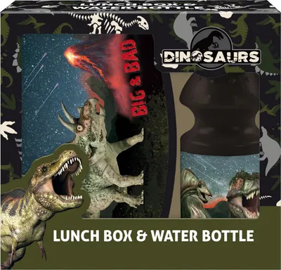 Produktbild von DERFORM Frühstücksset + Bidon Dinosaur 17