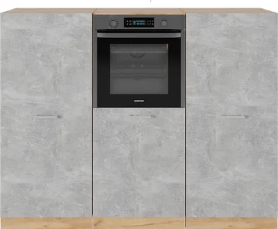 Obrázok produktu pre Kuchynský blok Vicco R-Line Betón/zlatý dub 180 cm bez pracovnej dosky, Model 53887