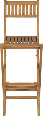 Produktbild von vidaXL Klappbare Garten-Barhocker 2 Stk. Massivholz Teak