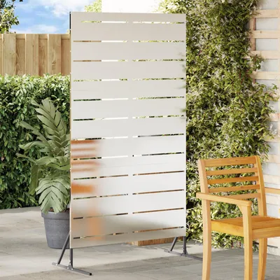 Immagine prodotto di vidaXL Paravento grigio 100 x 50 x 180 cm acciaio