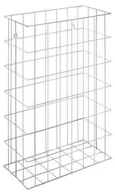 Produktbild von Wagner-EWAR Abfallkorb Rilsaniert 48l WP151, Variante:verchromt