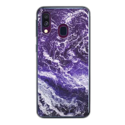 Produktbild von MuchoWow® Handyhülle Schutzhülle Hülle für Samsung Galaxy A40 Mineralien - Muster - Naturstein Silikon Softcase Handy Hülle - Handy-Tasche
