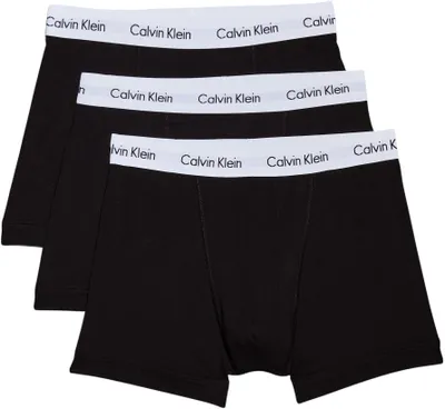 Zdjęcie produktu dla Calvin Klein 0000U2662G-001-M, Bokserki, Boxer, Dorosły, Męski, Czarny, Biały, Monochromatyczny