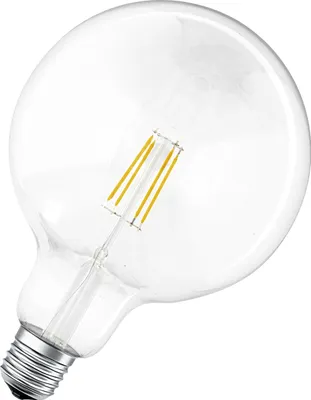 Produktbild von Ledvance LED Filament Smart+ G125 Globe 6W = 60W E27 klar 810lm warmweiß 2700K Dimmbar App Google Alexa Apple HomeKit Bluetooth