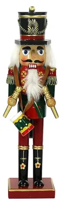 Zdjęcie produktu dla Klasyczny drewniany łuparek do orzechów, ok. 31 cm, model "Bęben"