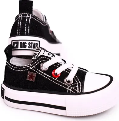 Zdjęcie produktu dla Dziecięce Klasyczne Niskie Trampki BIG STAR HH374194 Czarne 17