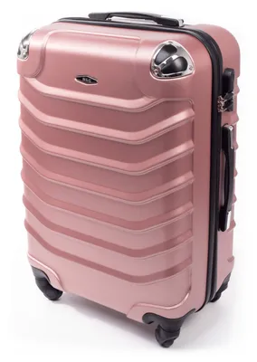 Produktbild von RGL 730 XXL Reisekoffer Harstchale Koffer Abnehmbare Räder Trolley Rose Red