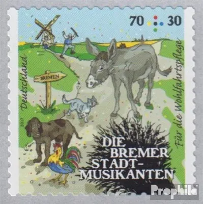 Produktbild von Briefmarken BRD (BR.Deutschland) 2017 Mi 3287 (kompl.Ausg.) selbstklebende Ausgabe gestempelt Grimms Märchen
