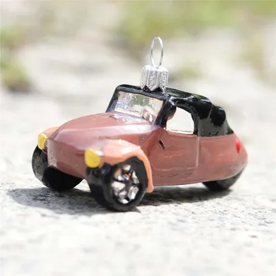 Produktbild von Glasornament „Hadrák“, dunkel, groß