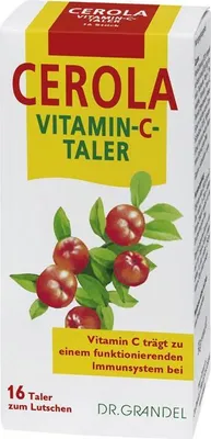 Zdjęcie produktu dla Dr Grandel Cerola Vitamin C Thaler, 16 tabletek