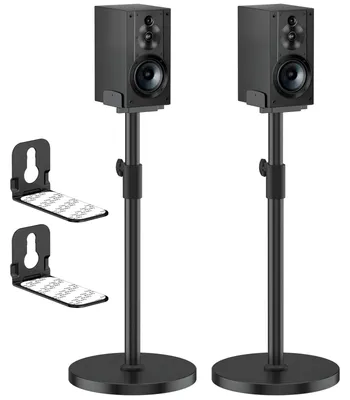 Productafbeelding van Luidsprekerstandaards met soundbar-houders, hoogteverstelbaar van 74 cm–96 cm