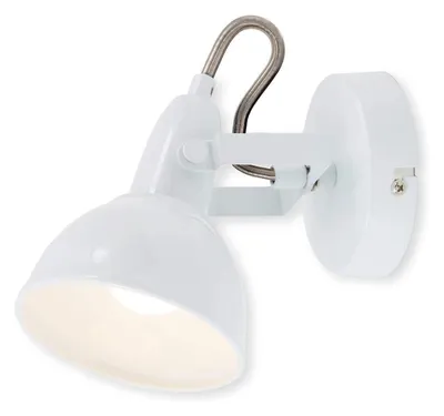 Obrázek produktu pro Nástěnné bodové svítidlo 1 světlo Ø 10 cm bílé