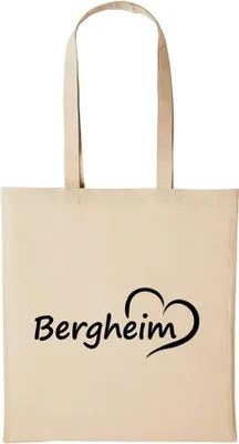 Produktbild von Huuraa Baumwollbeutel Bergheim Geschenk Einkaufstasche Natural 10 Liter Baumwolle Bergheim Accessoire
